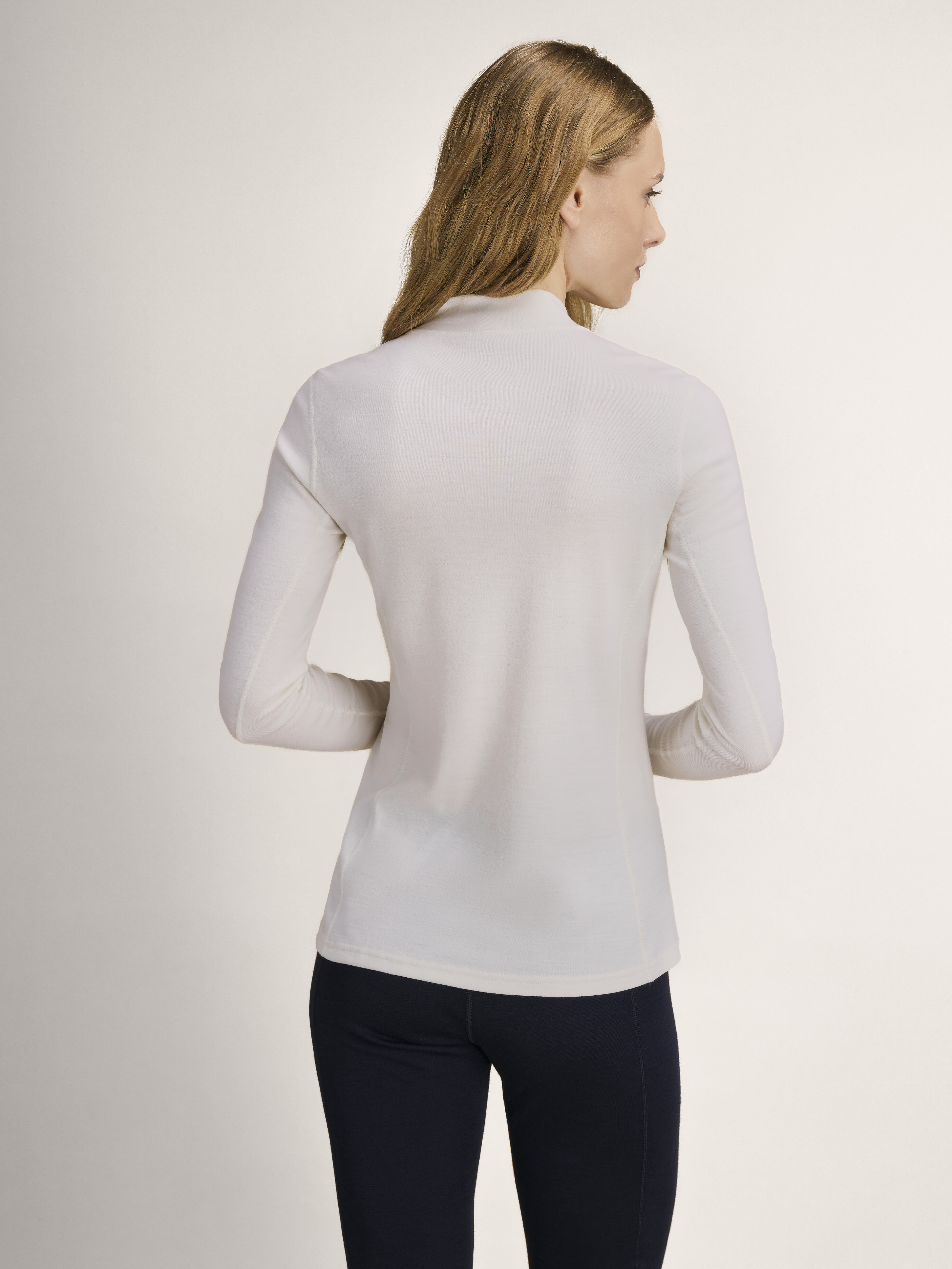 Falkeberg Women's Half Zip Baselayer Offwhite Navy