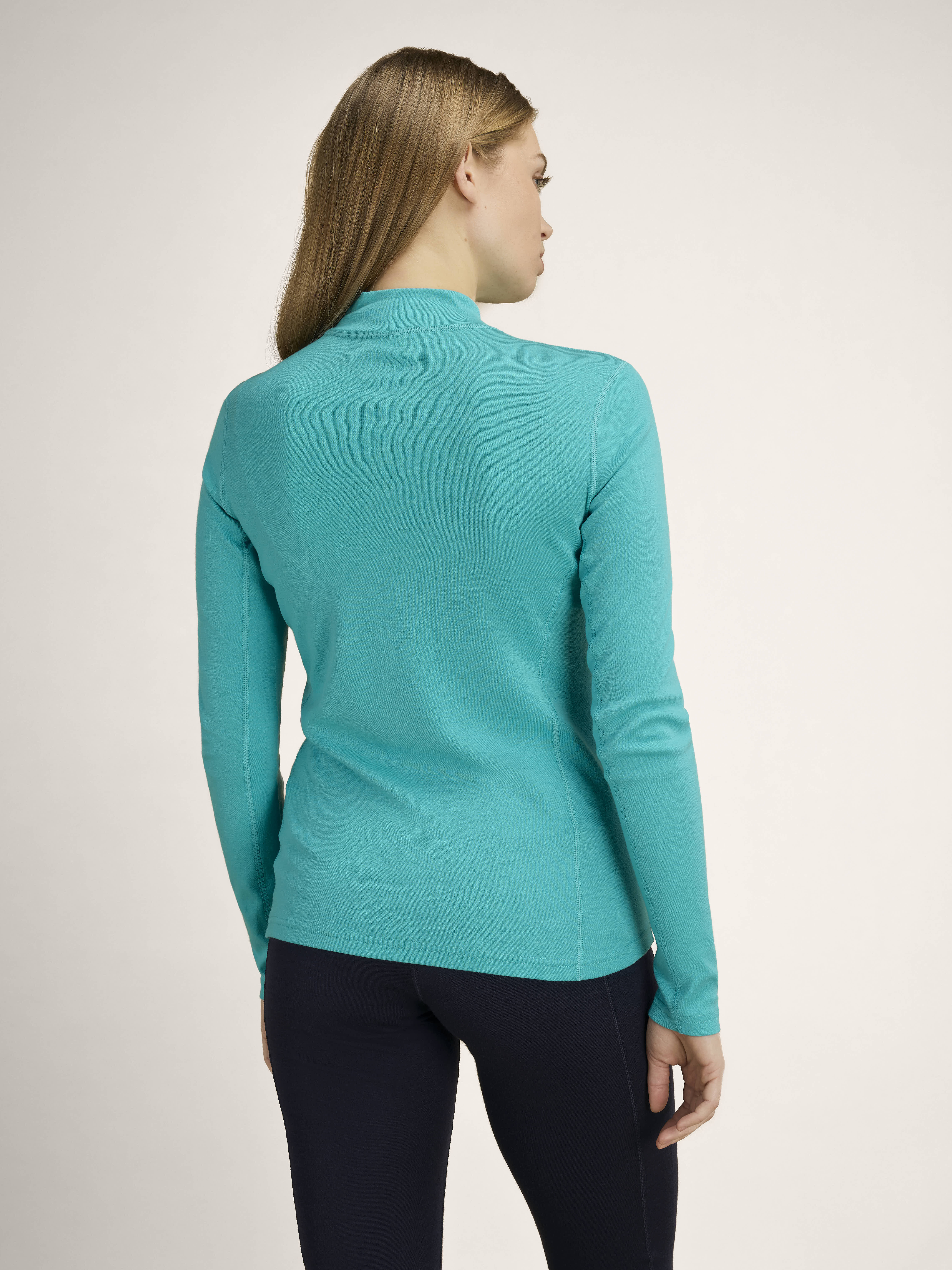 Falkeberg Women's Half Zip Baselayer Peacock Offwhite