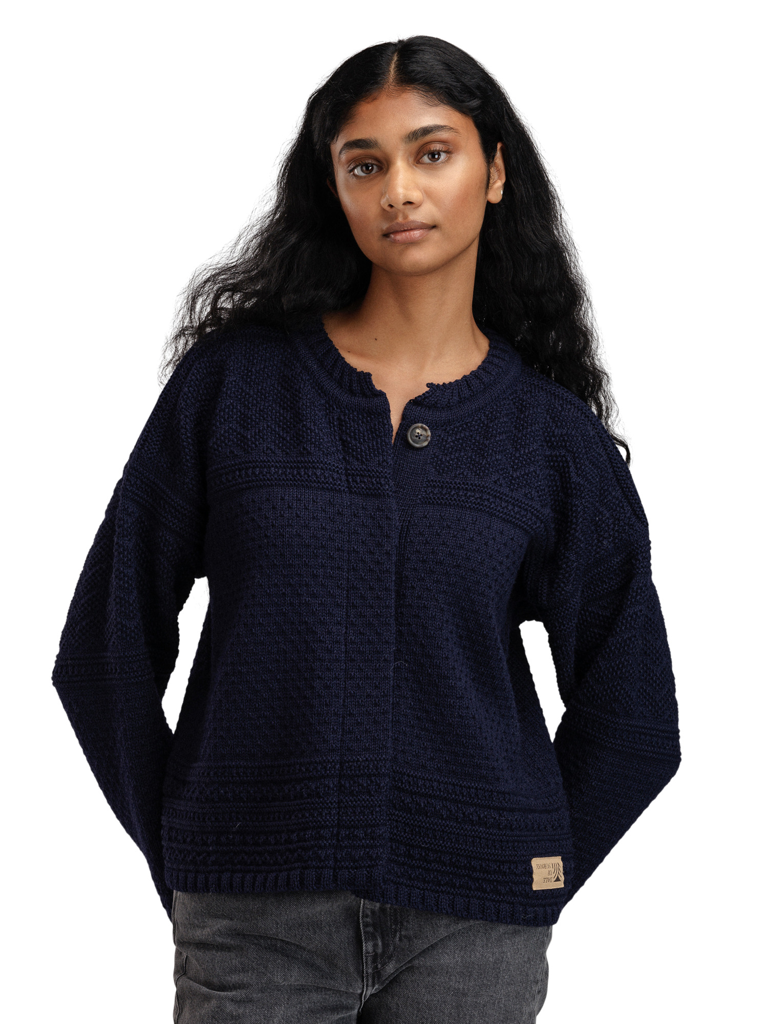 Lusa Women's Cardigan - Norwegian Wool Navy
