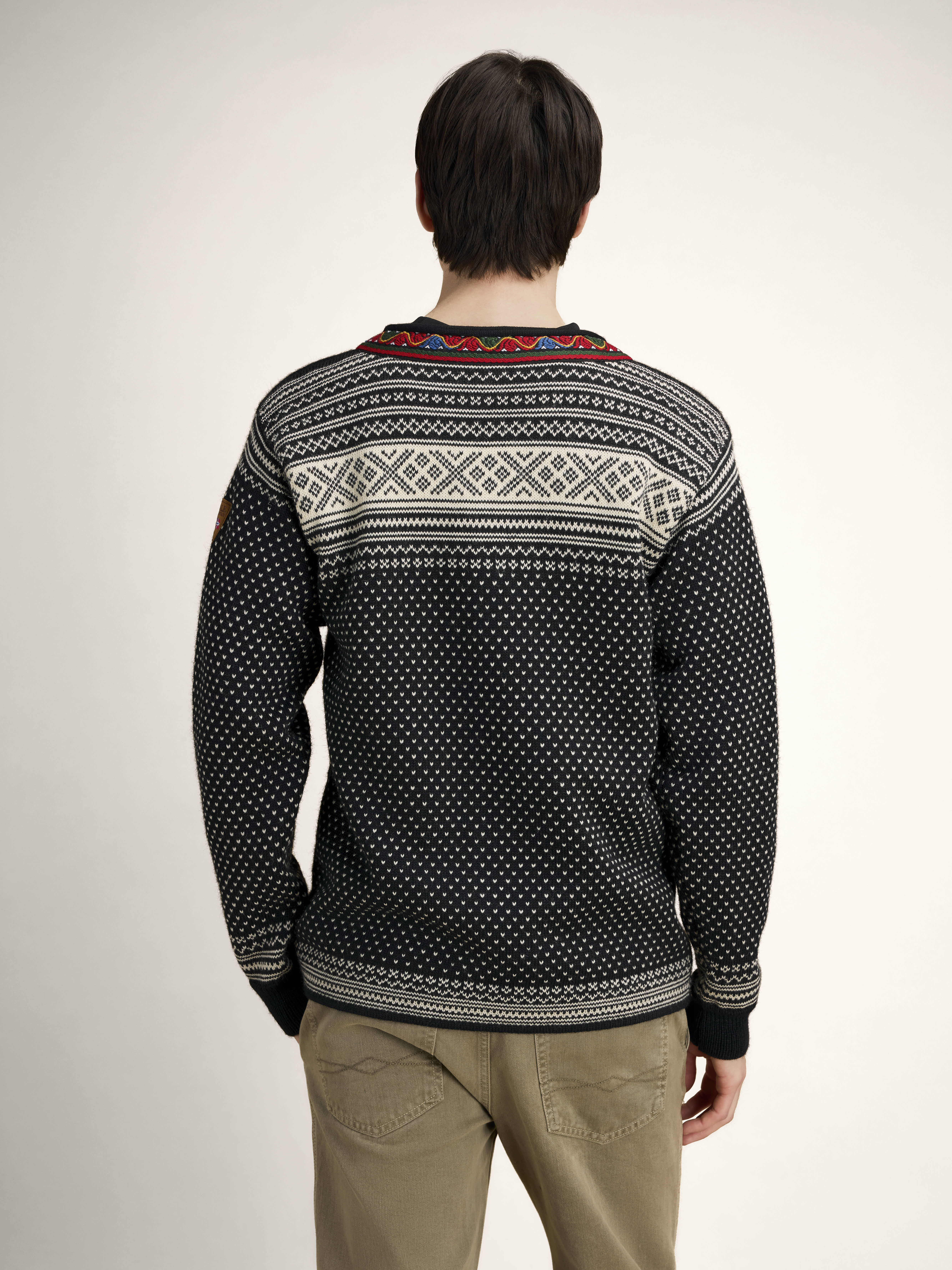 Setesdal Lusekofte Sweater Black Offwhite