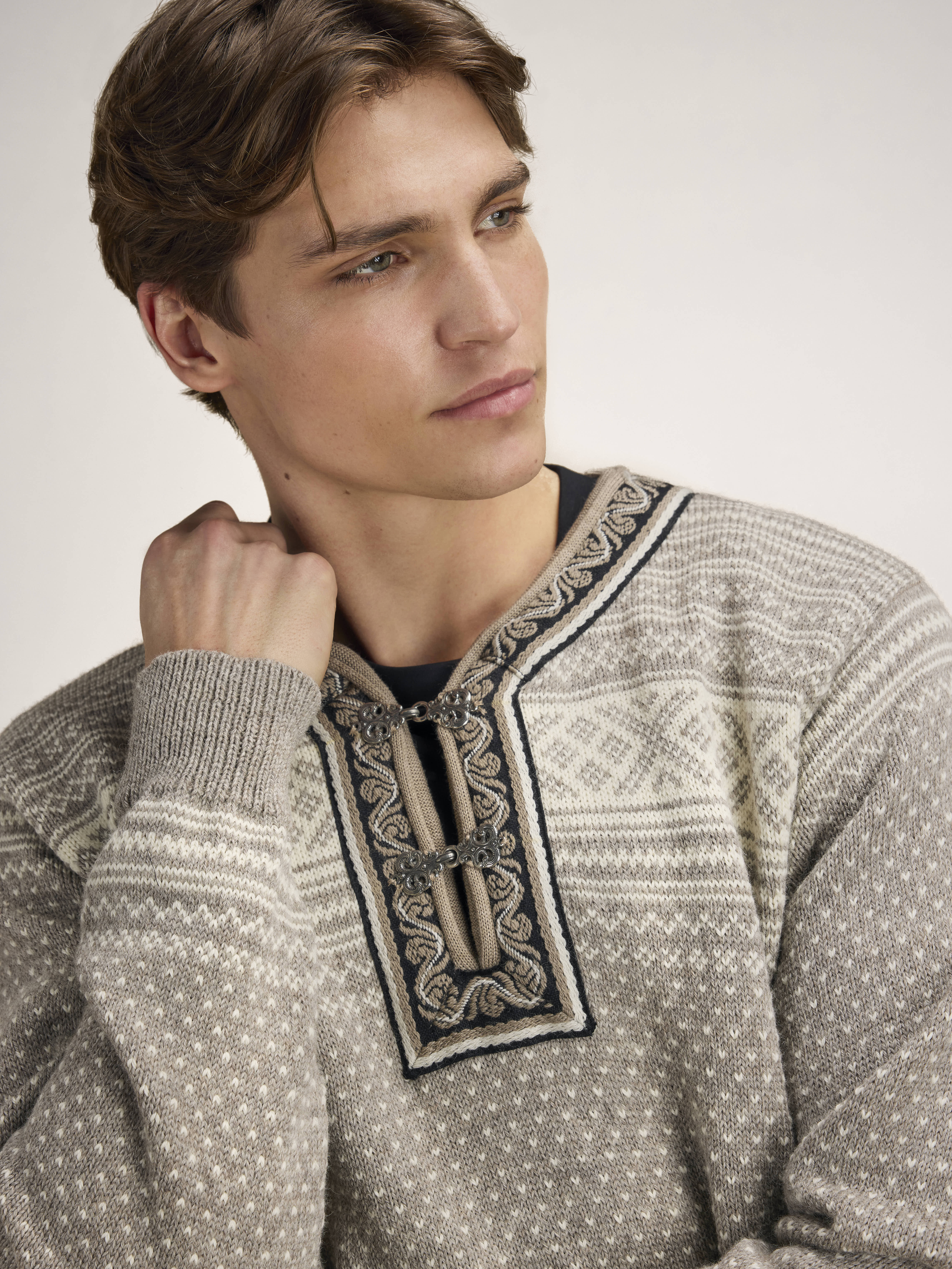 Setesdal Lusekofte Sweater Vanillasugar Naturalwhite