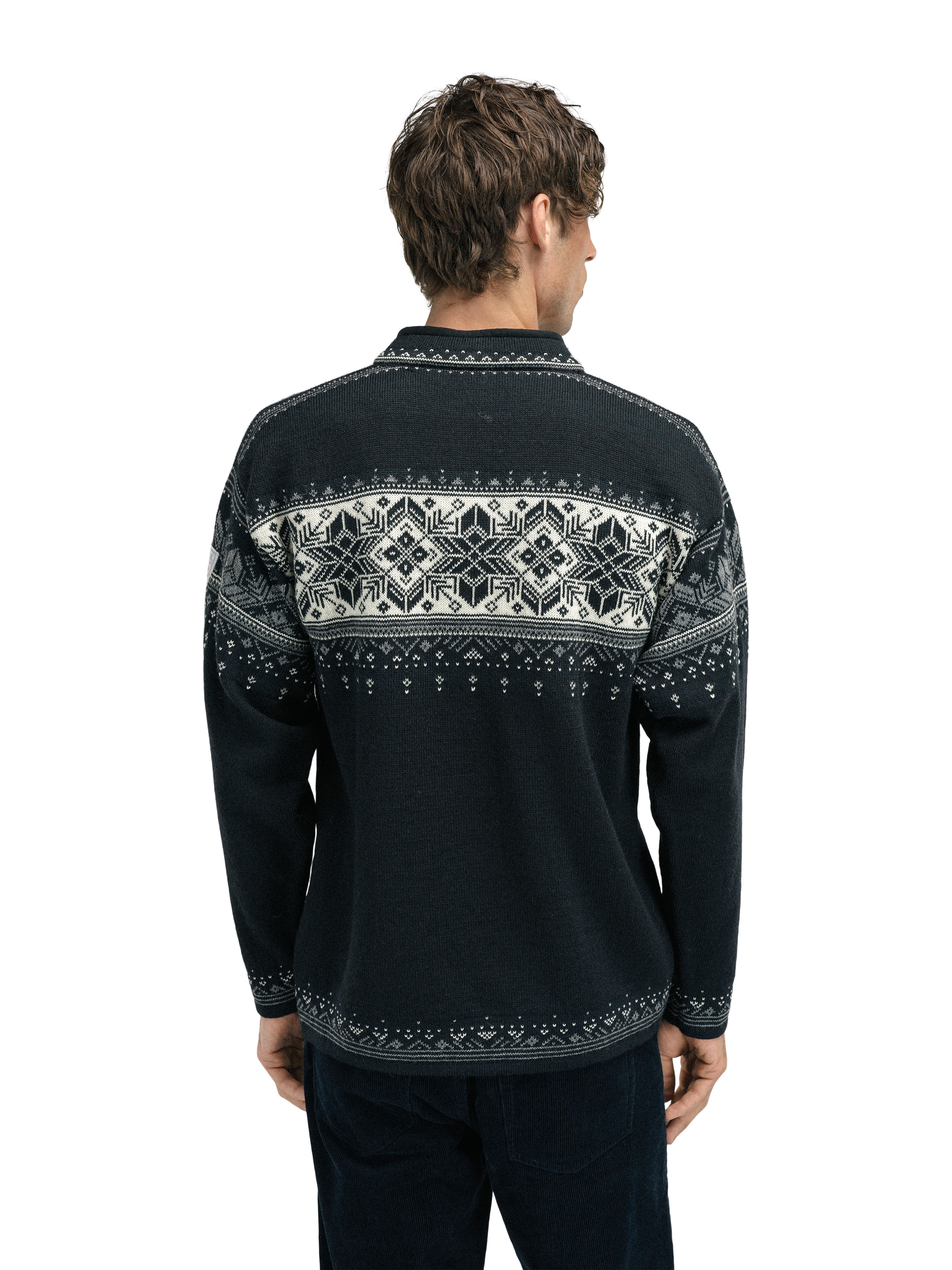 Blyfjell Men's Knit Sweater Black smoke Offwhite Lgtcharco